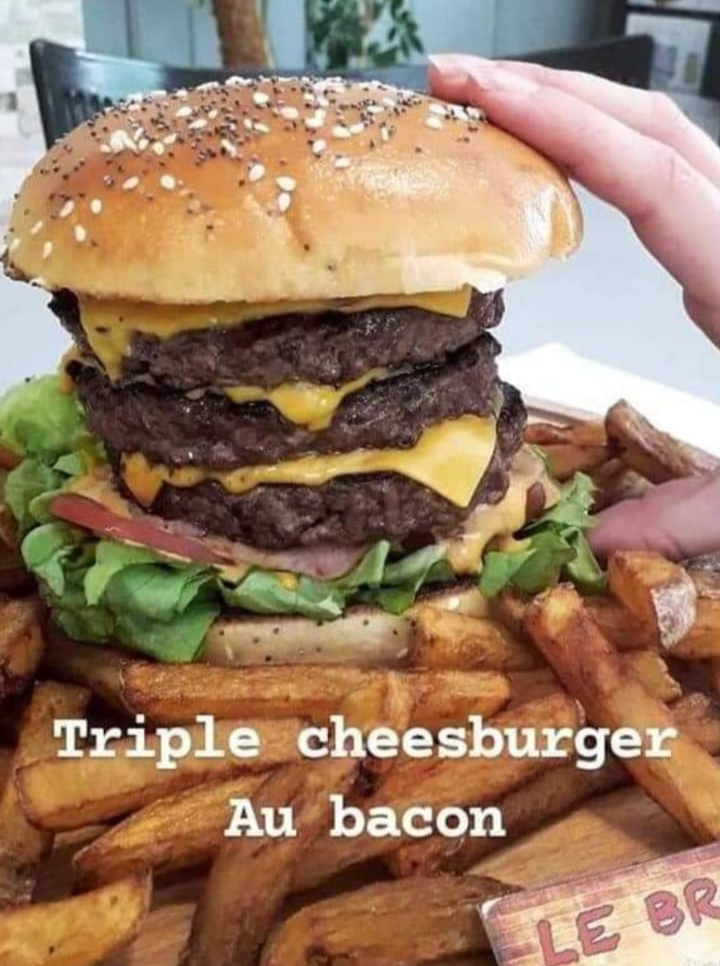 Triple cheese bacon